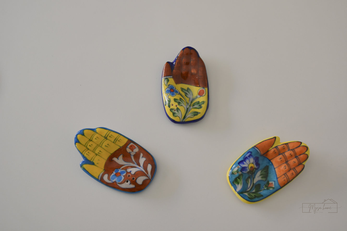 Blue Pottery Incense Stick Holder