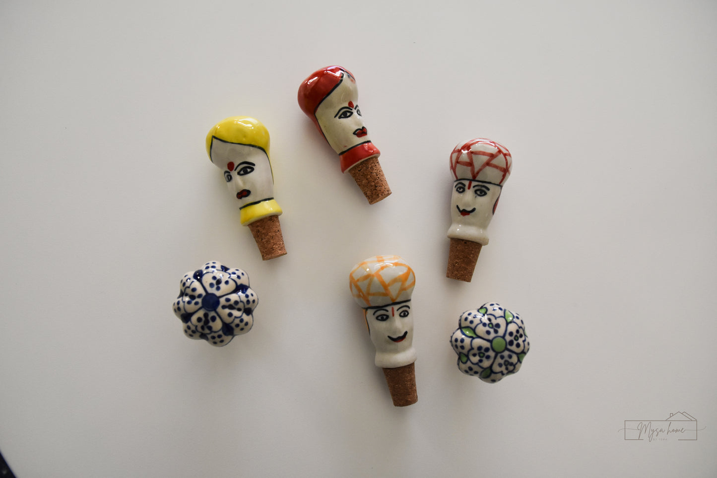 Raja Rani Bottle Stopper Set