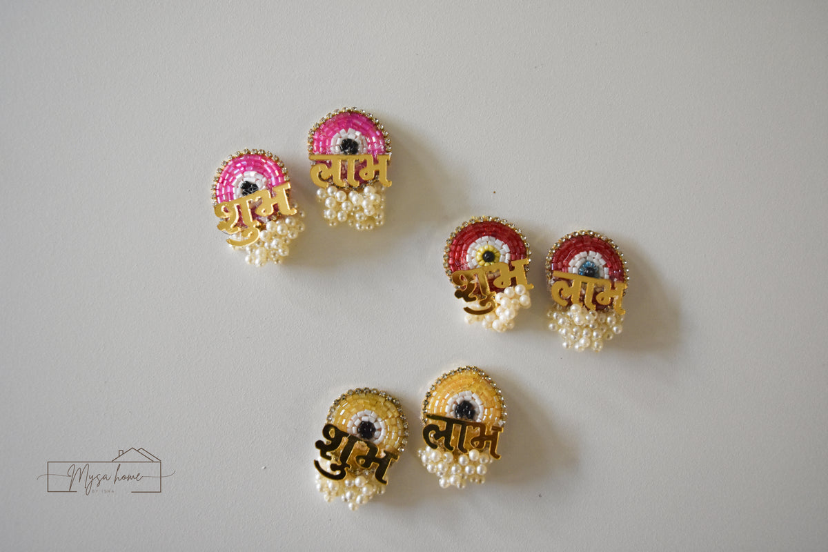 Shubh-Laabh Saun Evil Eye for doors and mandir - 4