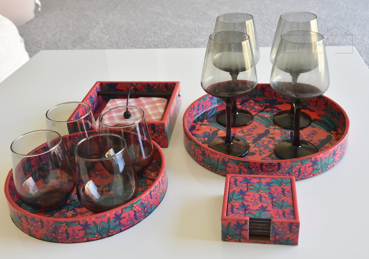 Serving Tray Set - Palm Grove