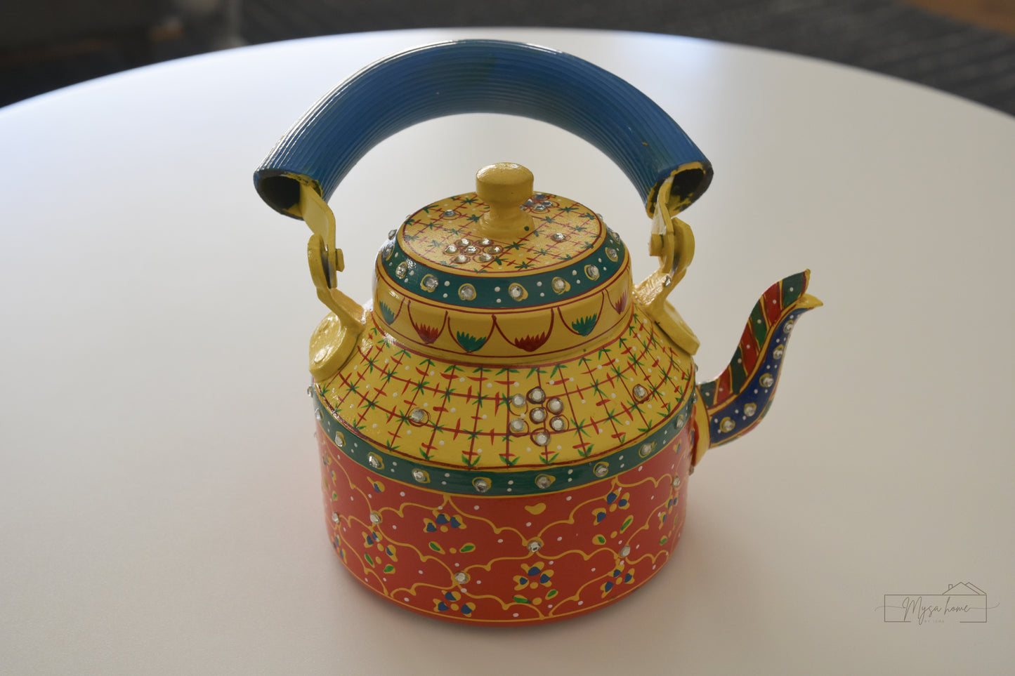 Hand Painted Teapot/ Kettle - Royal Rajasthan