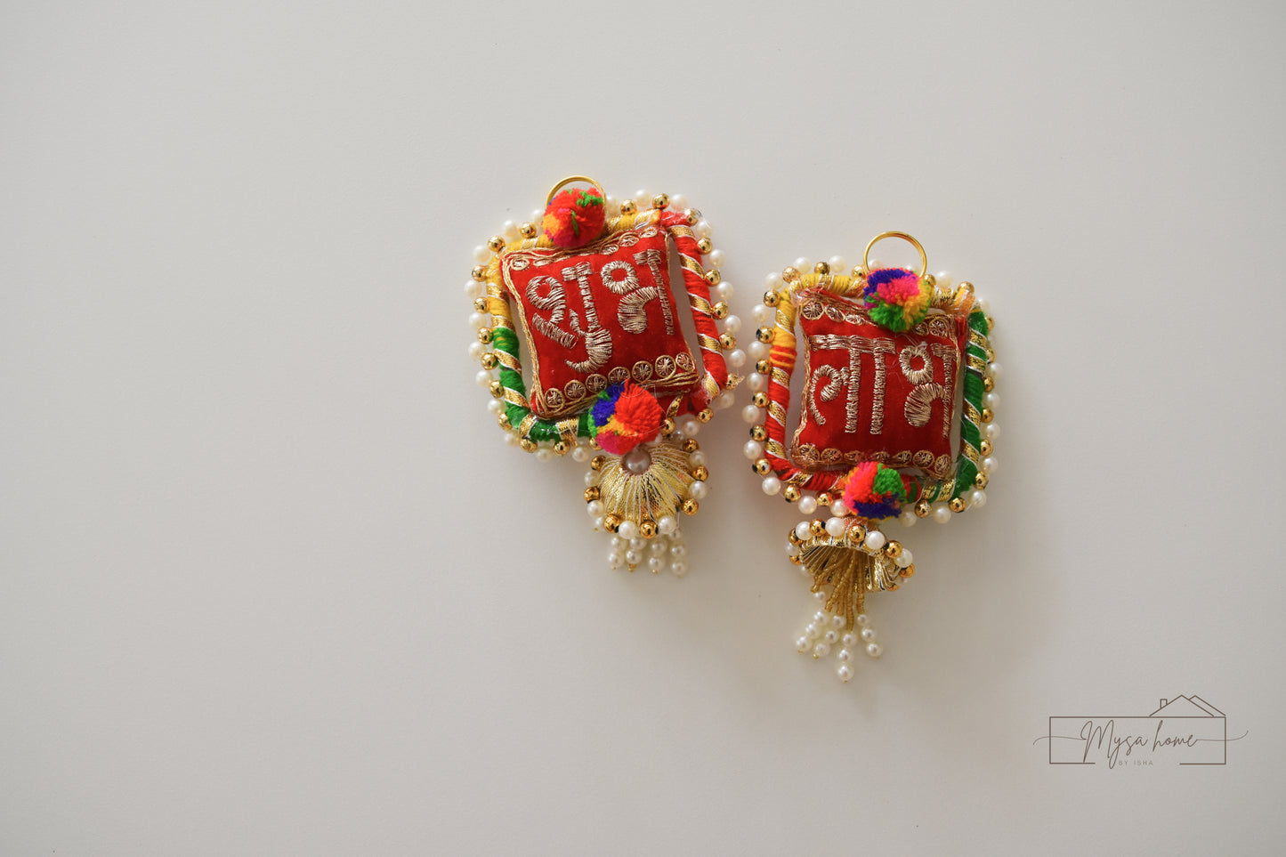 Shubh Labh Hanging - Red