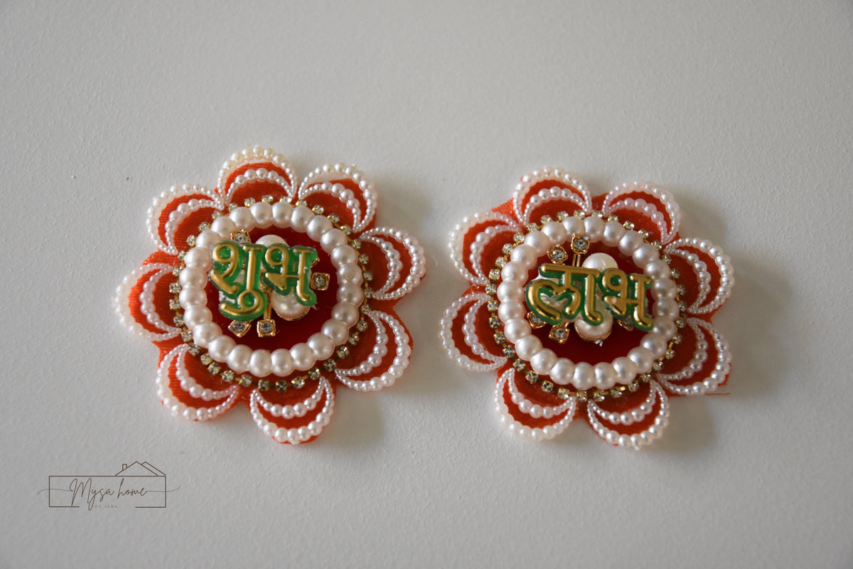 Shubh-Laabh Saun Flower for doors and mandir - 5