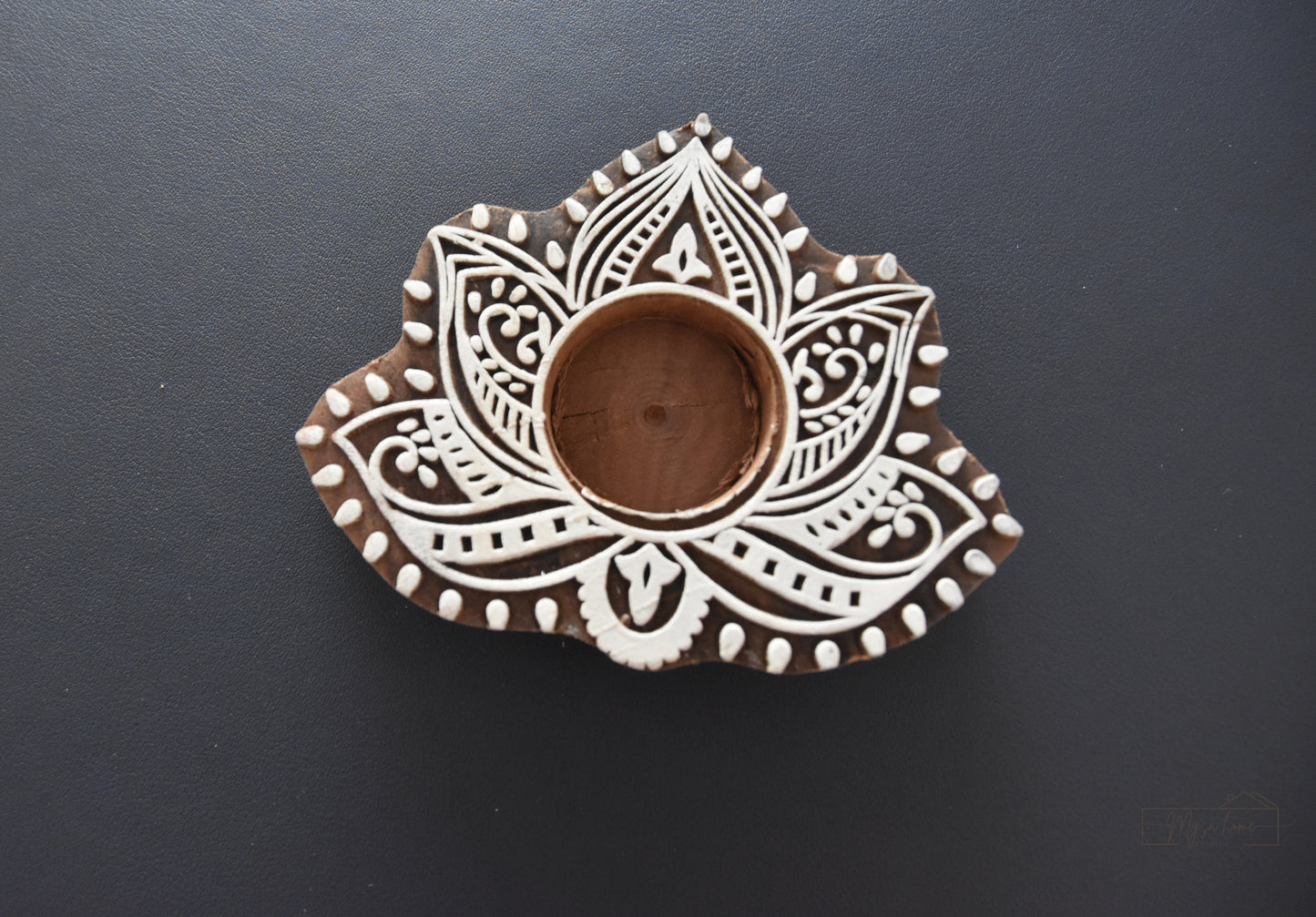 Tea Light - Wooden Block