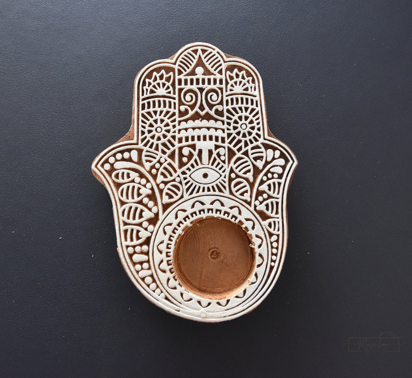 Tea Light - Wooden Block