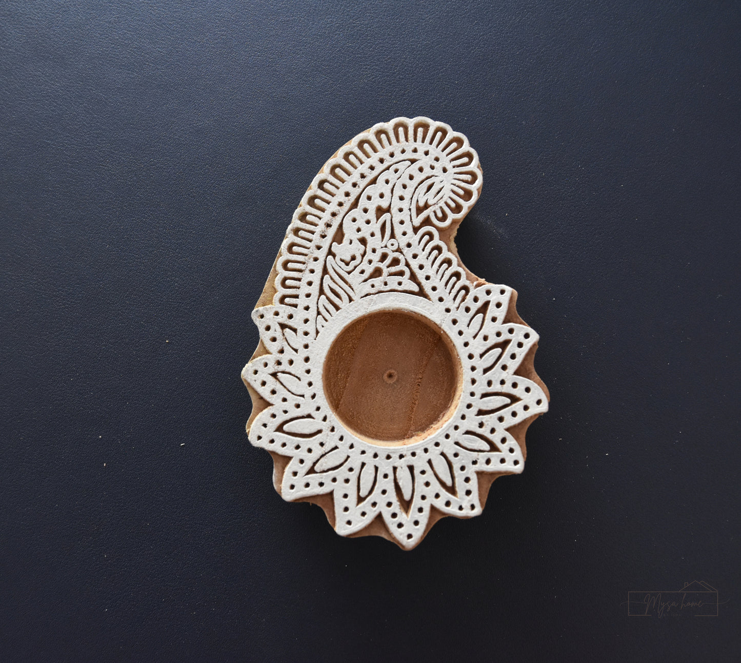 Tea Light - Wooden Block