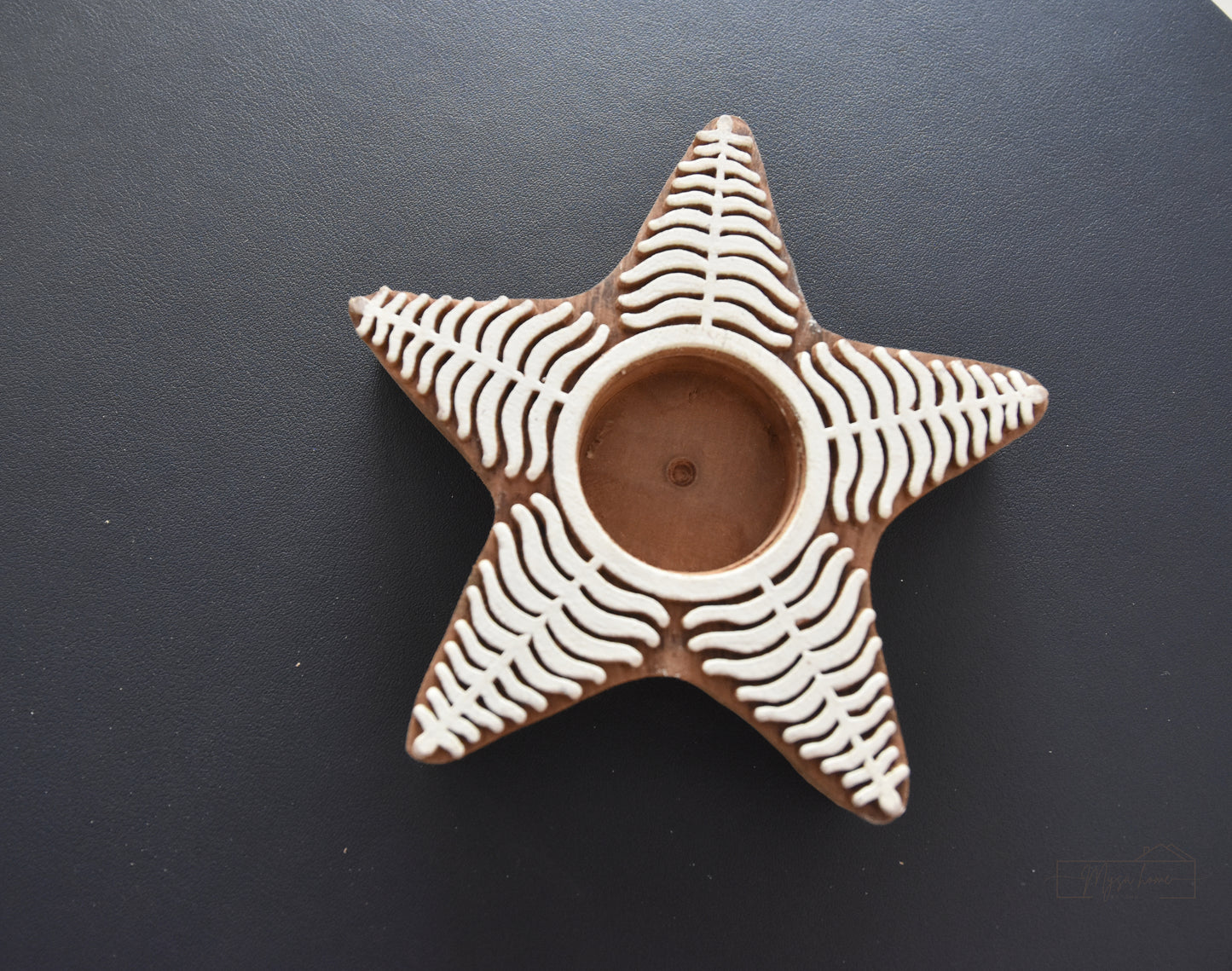Tea Light - Wooden Block