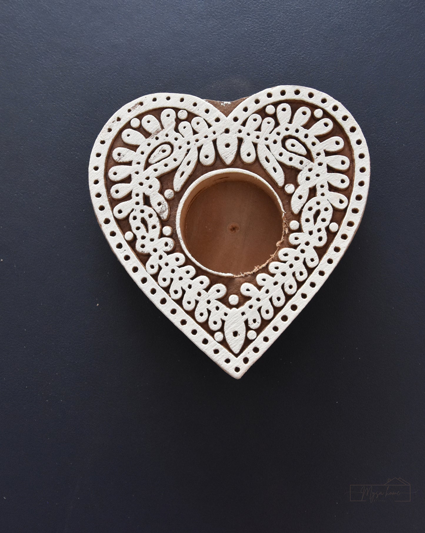 Tea Light - Wooden Block