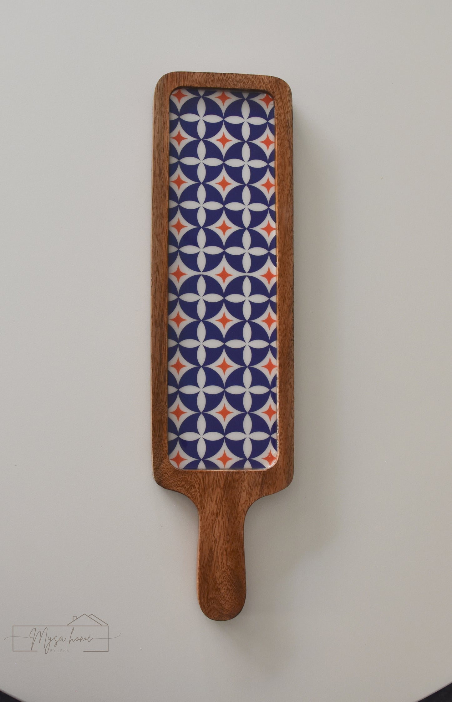 Bat Platter ๐ - Blue Mosaic