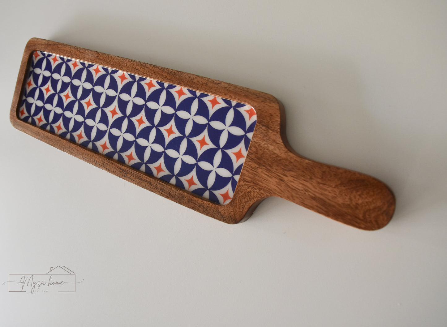Bat Platter ๐ - Blue Mosaic