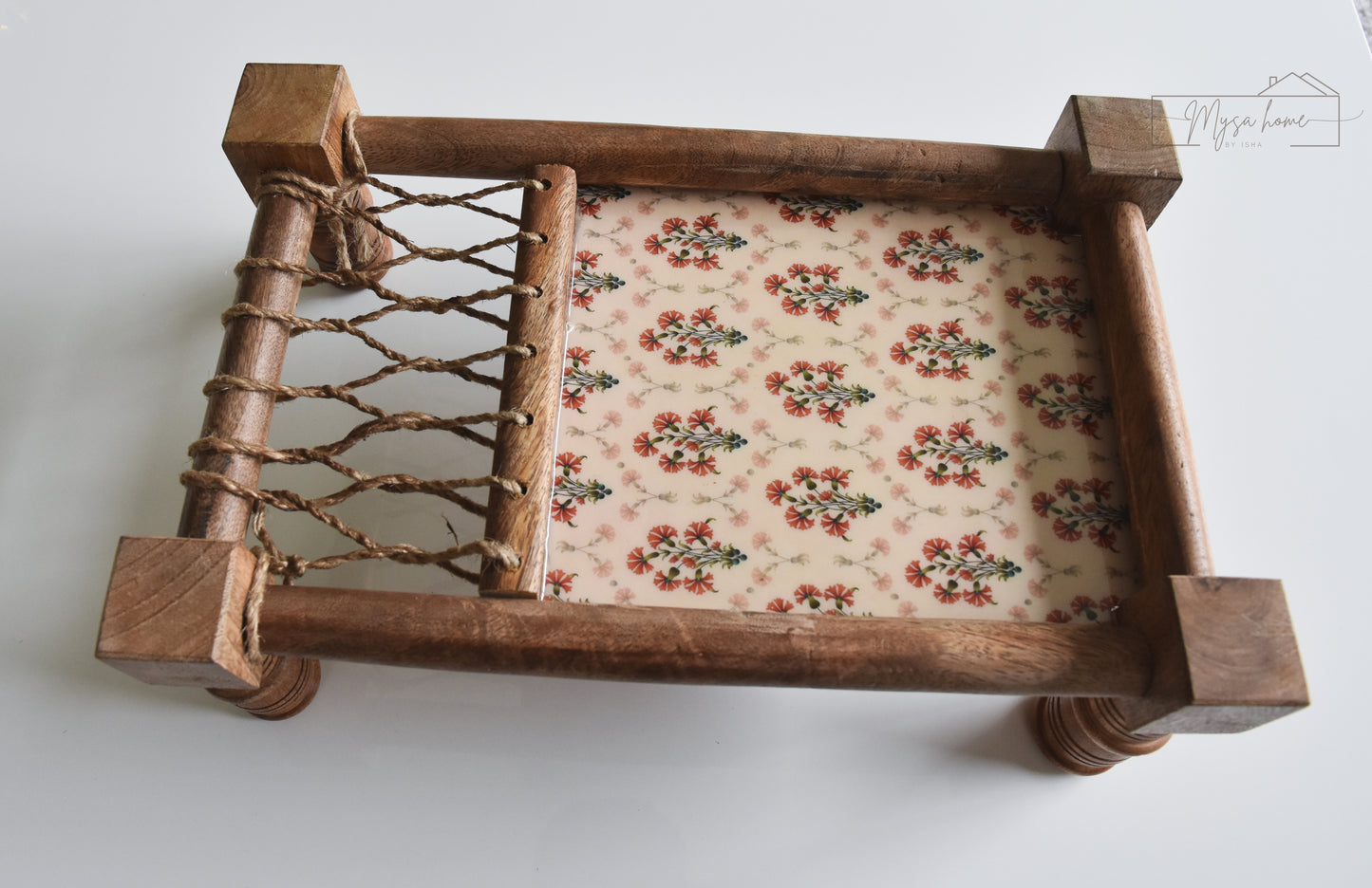 Khaat Platter šļø (With Removable legs) - Bloom
