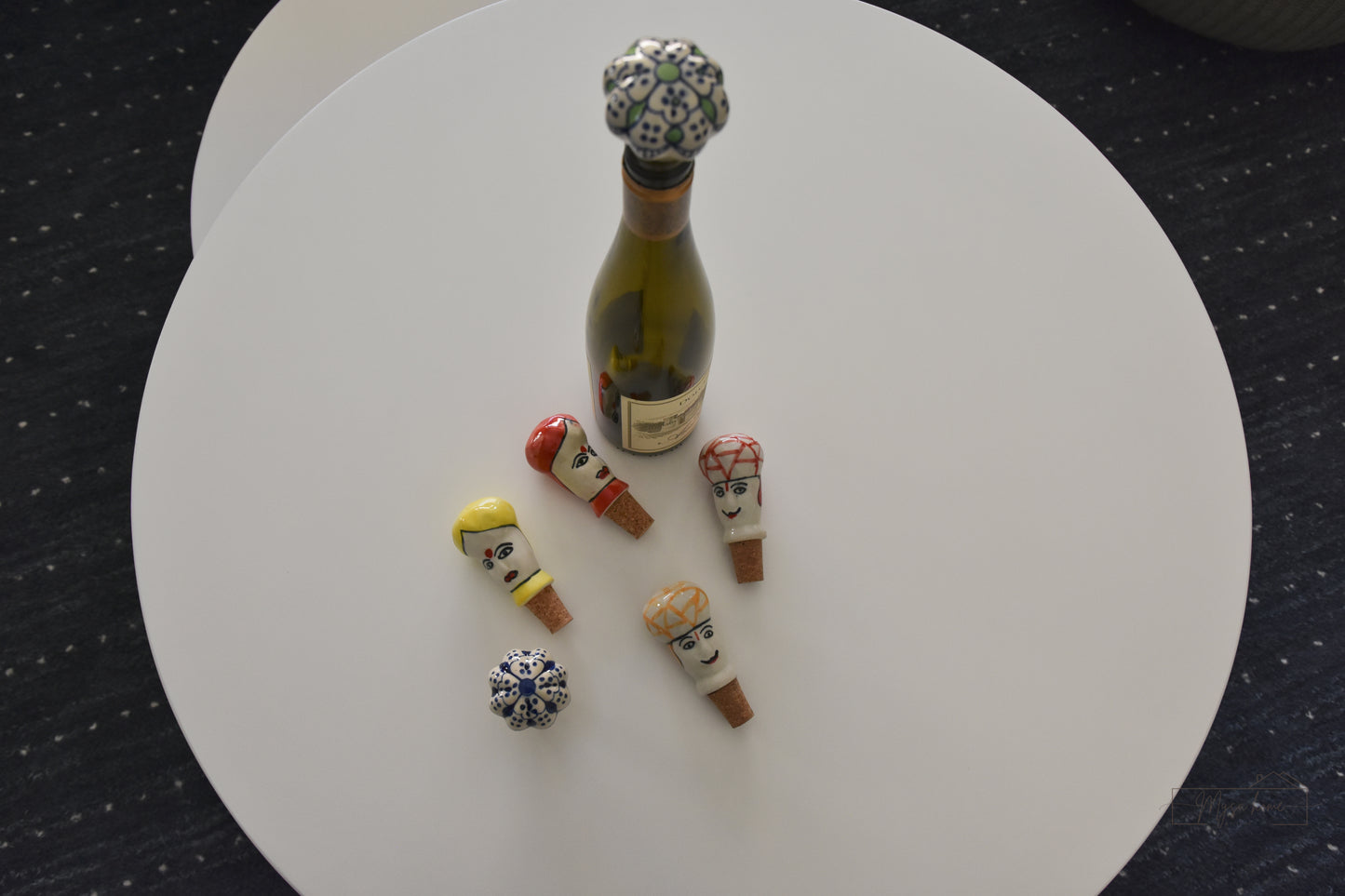 Raja Rani Bottle Stopper Set