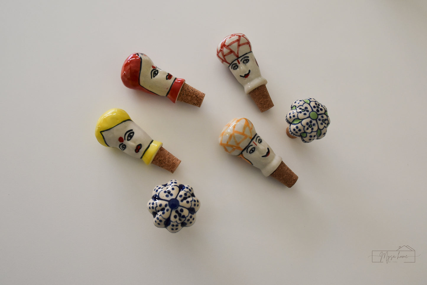 Raja Rani Bottle Stopper Set