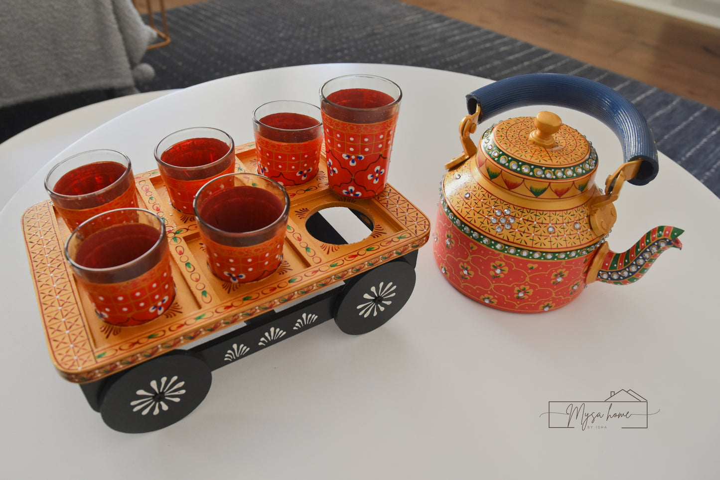 Hand Painted Kettle Set - Royal Rajasthan