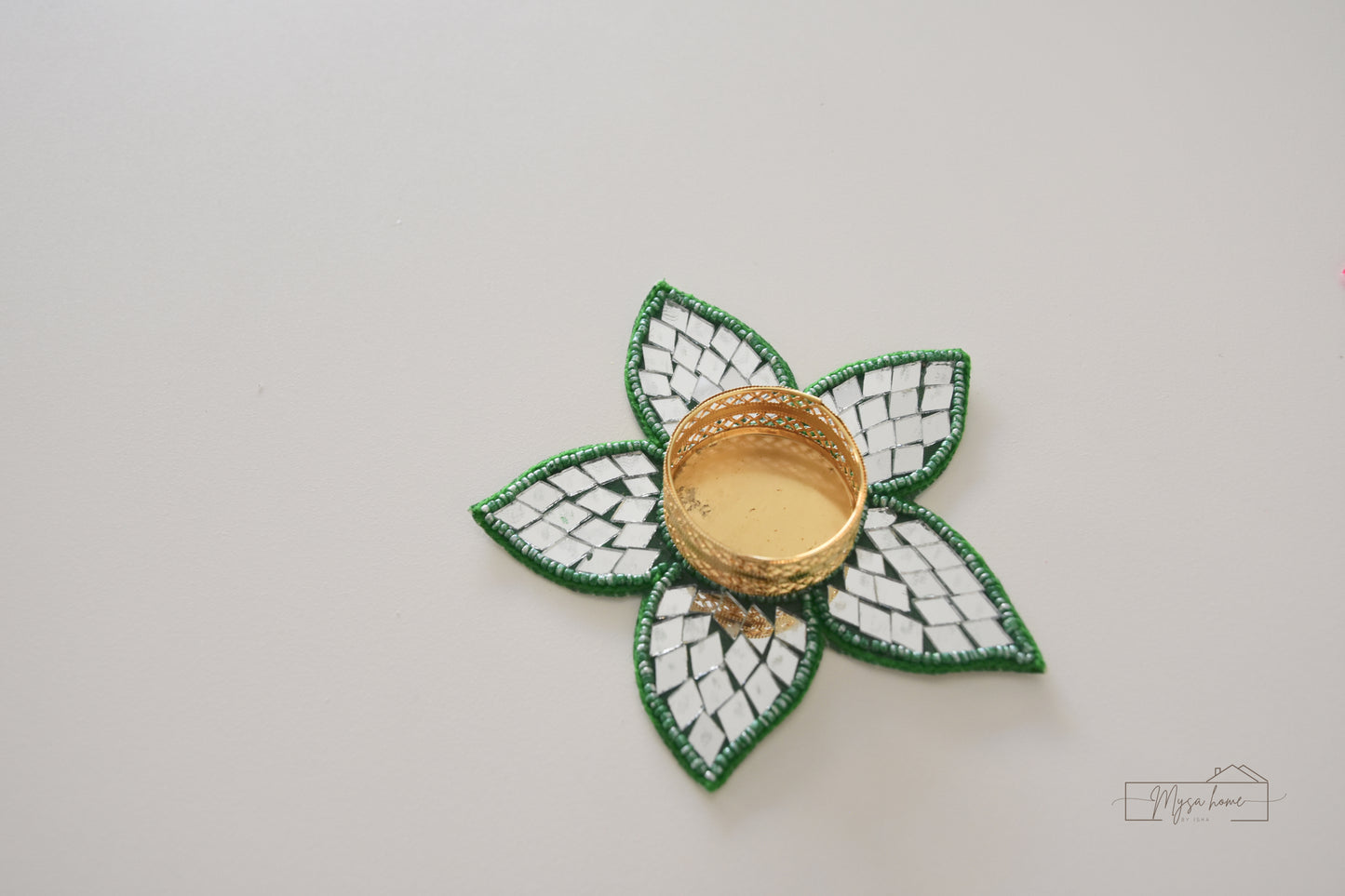 Tea Light - Flower with Mirror