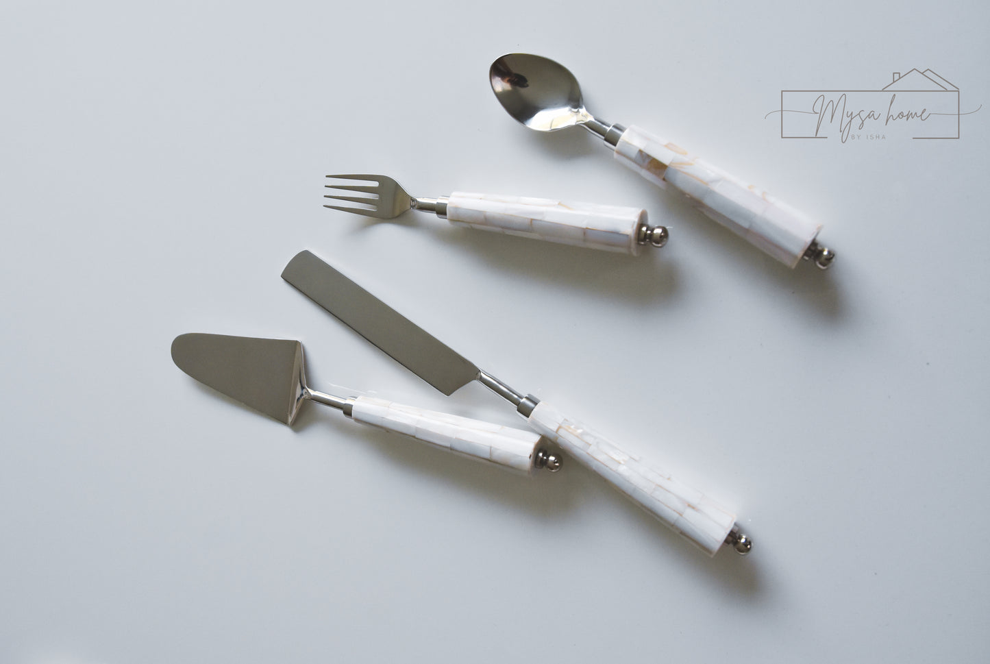 Cake Cutting Set - Mother of Pearl