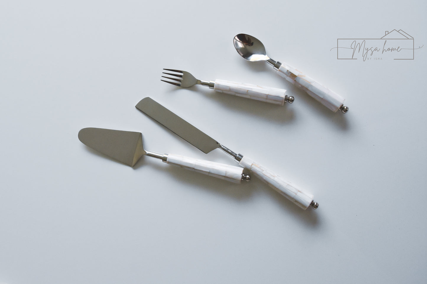 Cake Cutting Set - Mother of Pearl