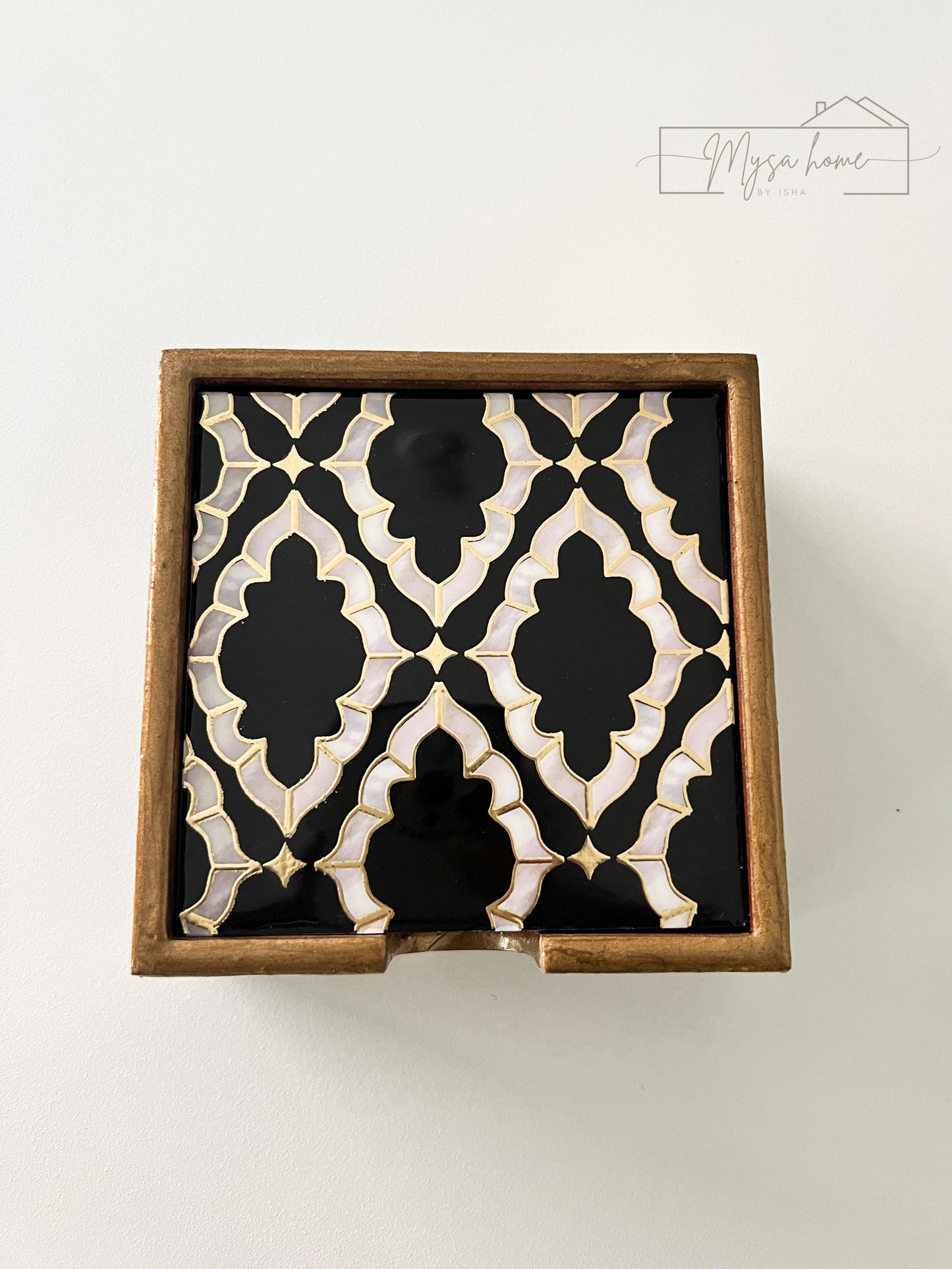 Coaster Set - Noir Collection