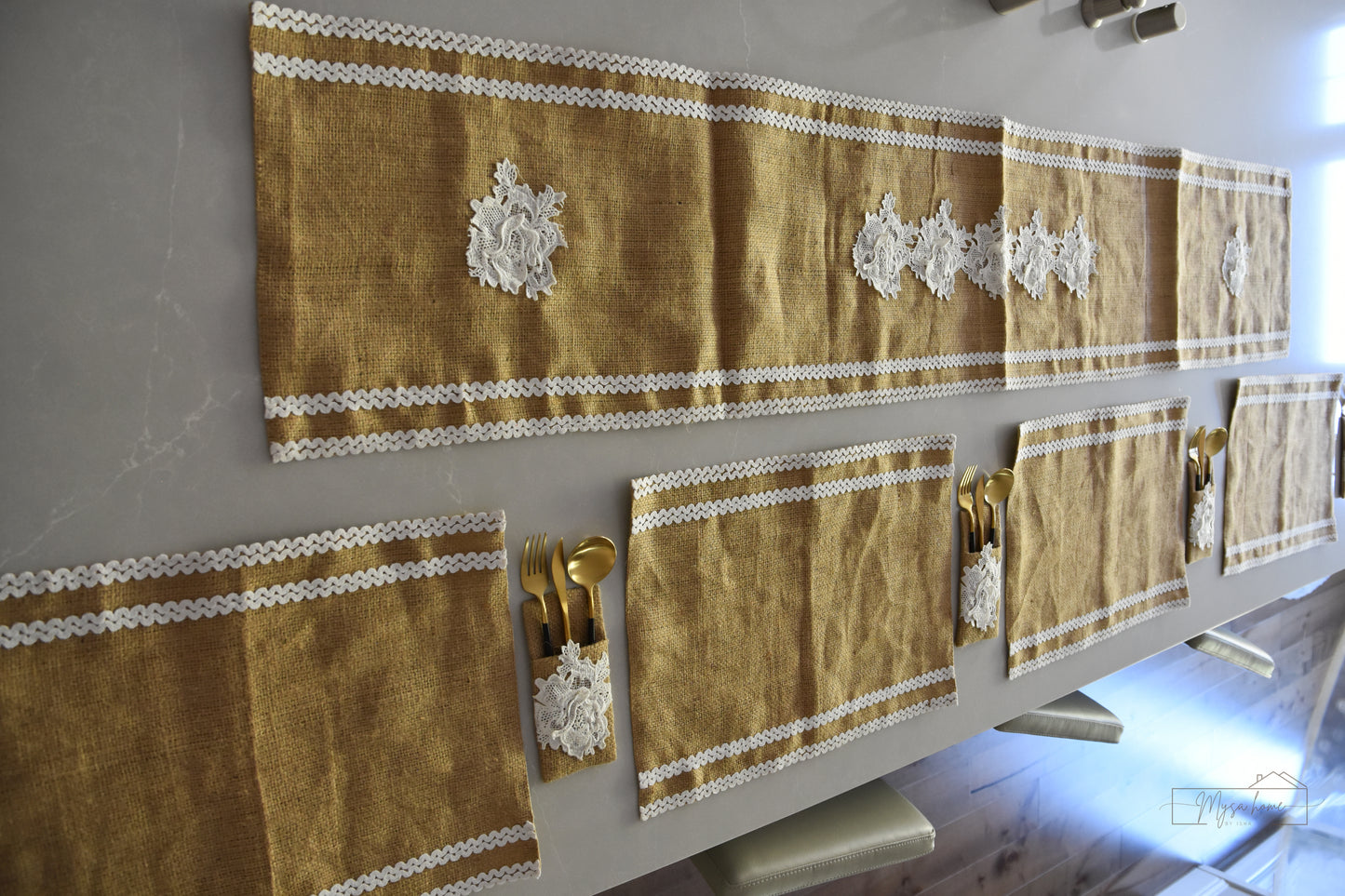 Table Linens- Burlap & Bloom- Pattern 2