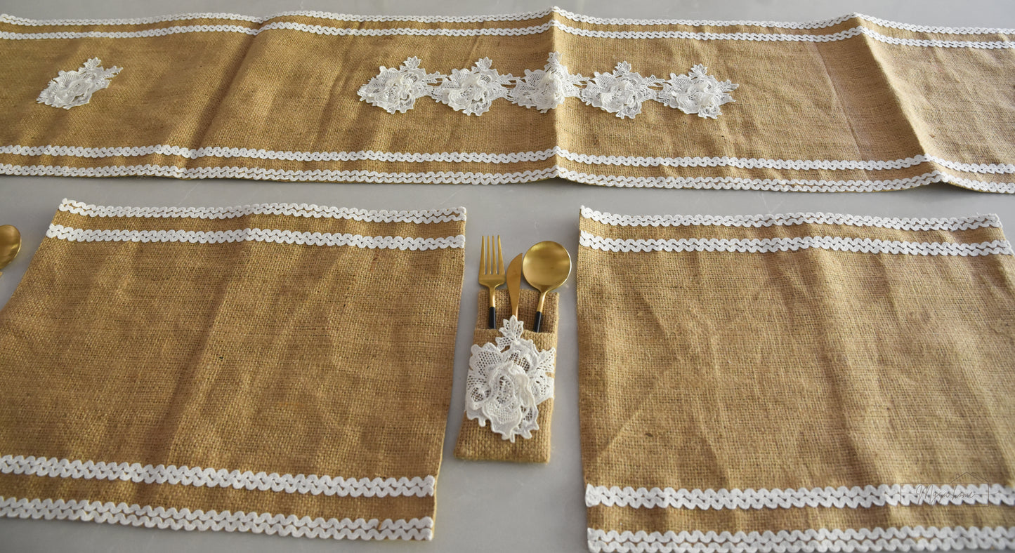 Table Linens- Burlap & Bloom- Pattern 2