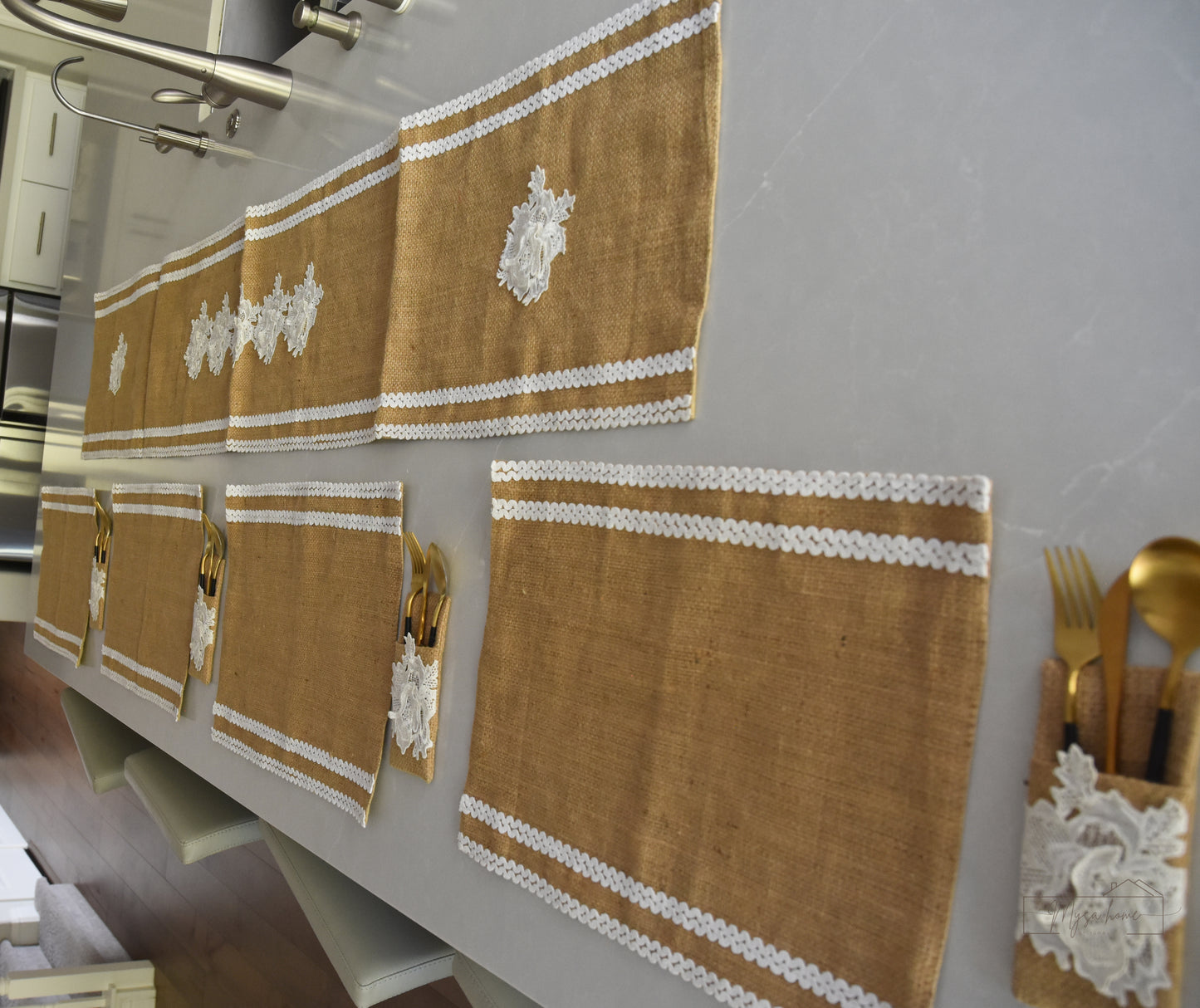 Table Linens- Burlap & Bloom- Pattern 2