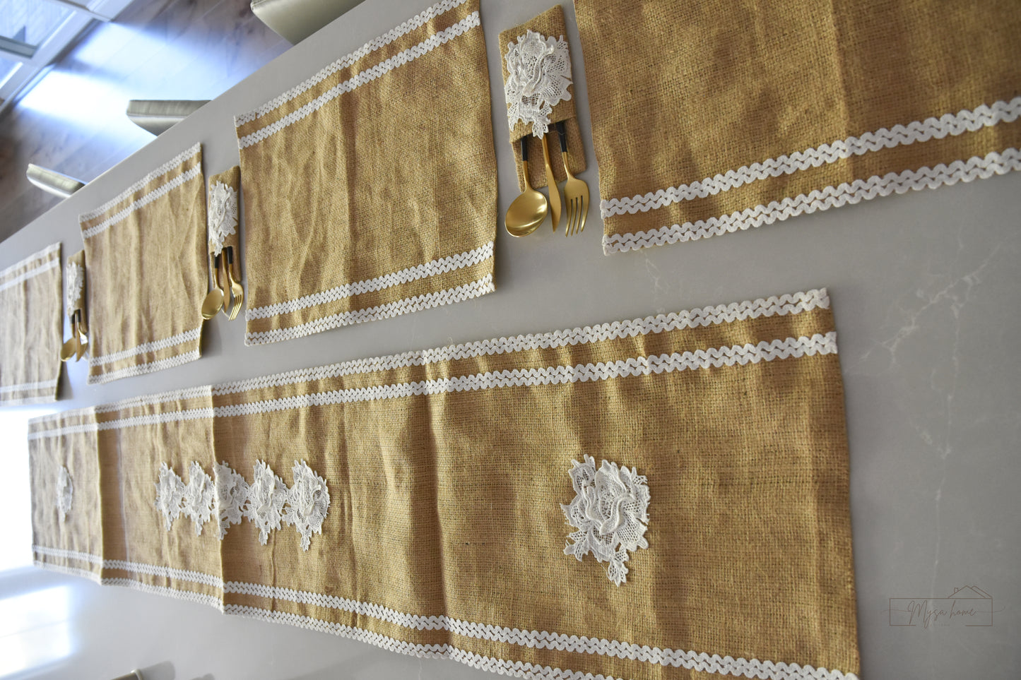 Table Linens- Burlap & Bloom- Pattern 2