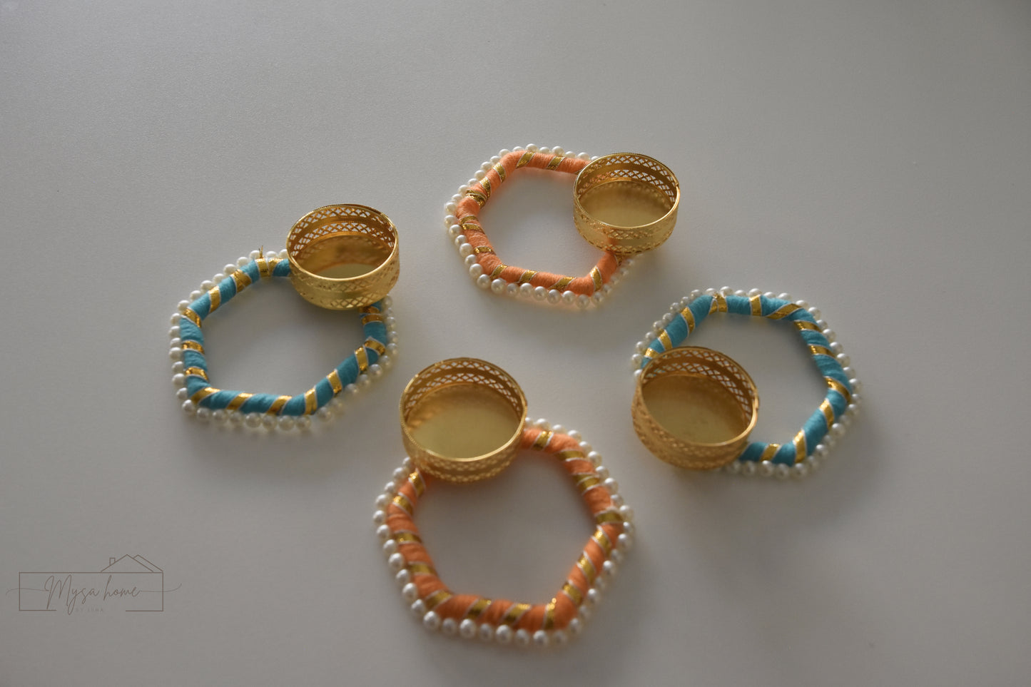 Tea Light - Thread bangle Hexagon