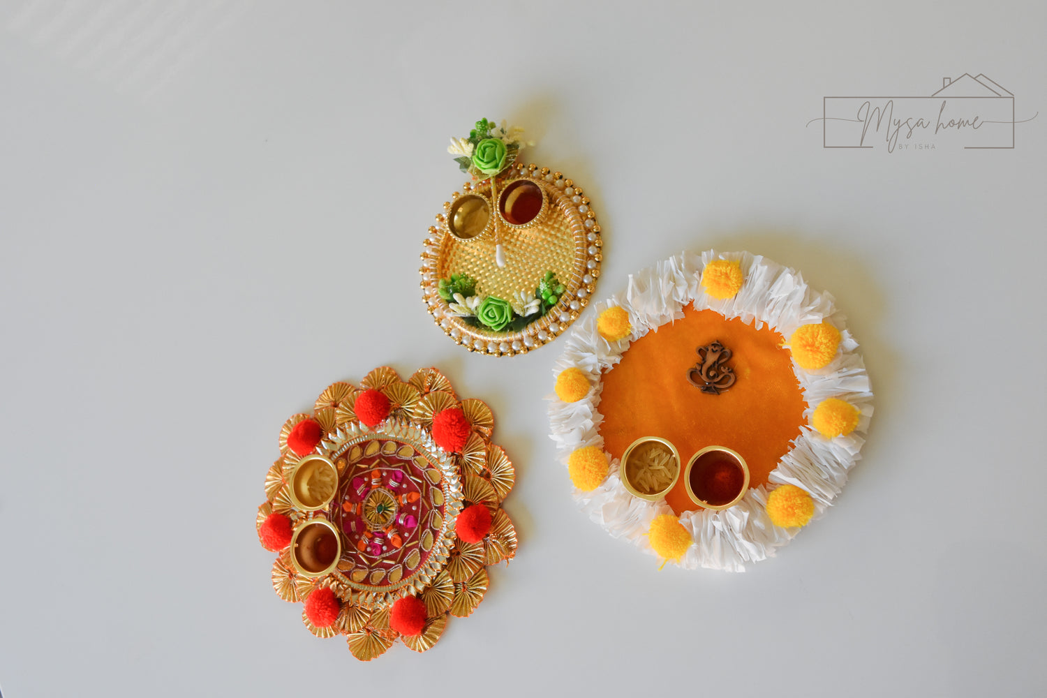 Tilak/ Haldi Kumkum Platter