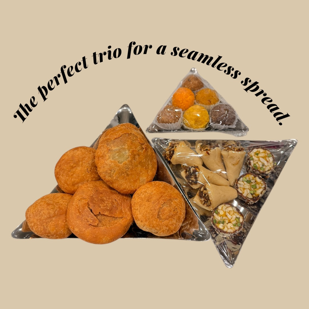 Serve-Triangle Platter Set of 3