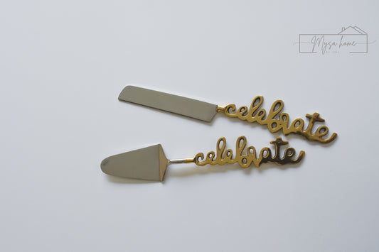 Celebrate Cake Cutting & Serving Set