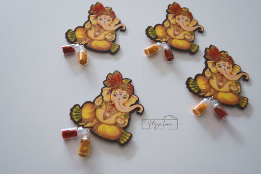 Haldi Kum-Kum Favor - Ganesha