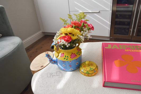 Teapot/ Kettle - Phool aur Aasmaan Hand Painted