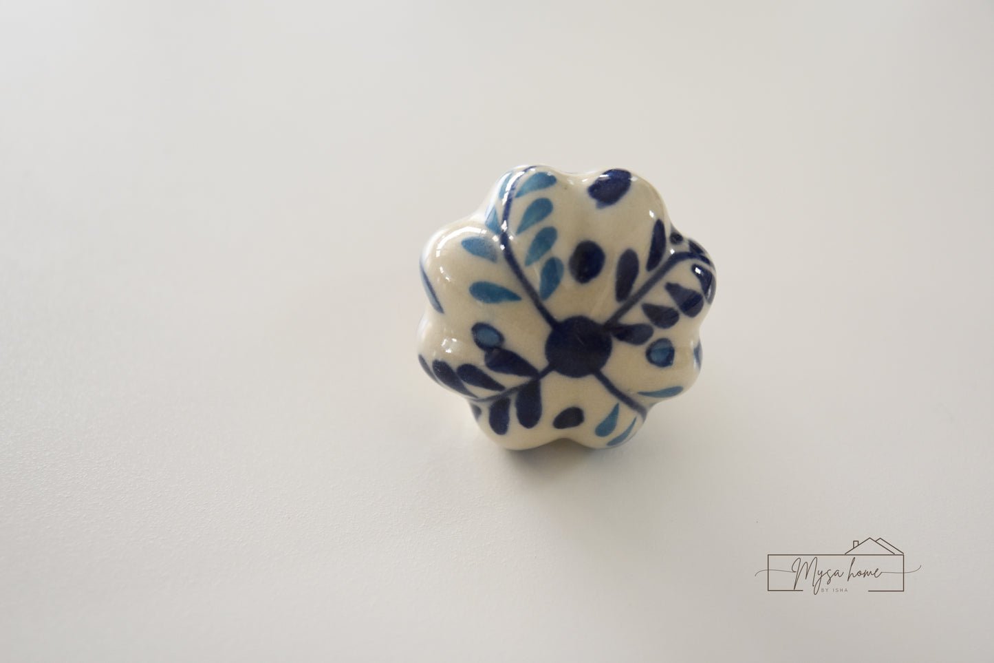 Blue Pottery - Leaves Bottle Stopper