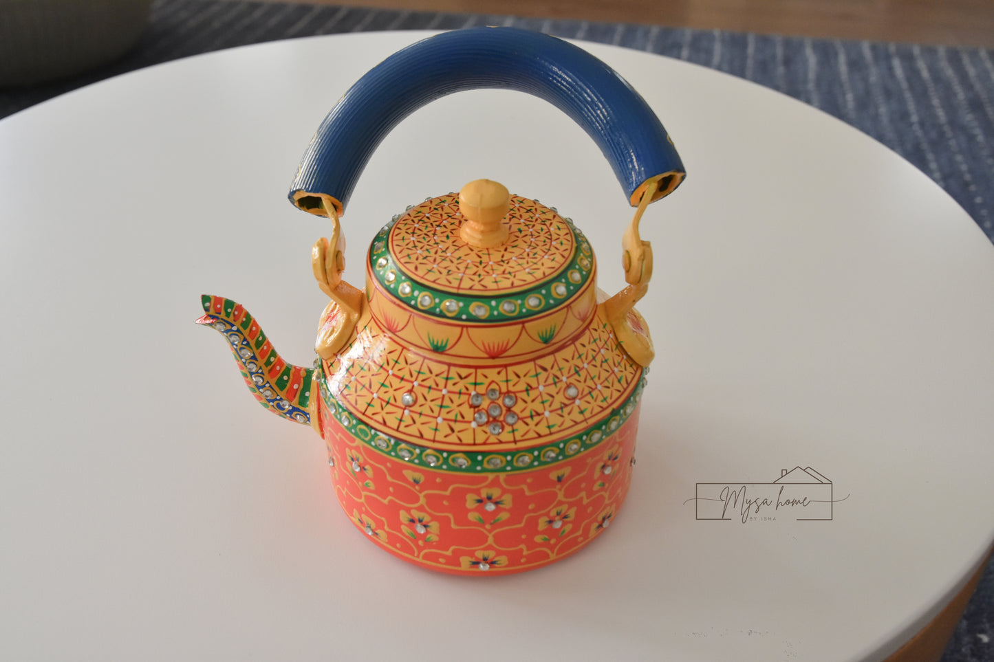 Hand Painted Teapot/ Kettle - Mehfil
