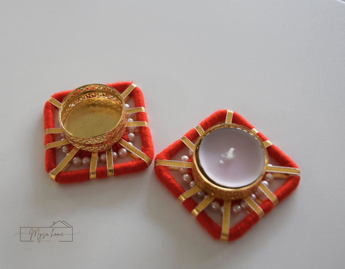 Tea Light - Thread bangle