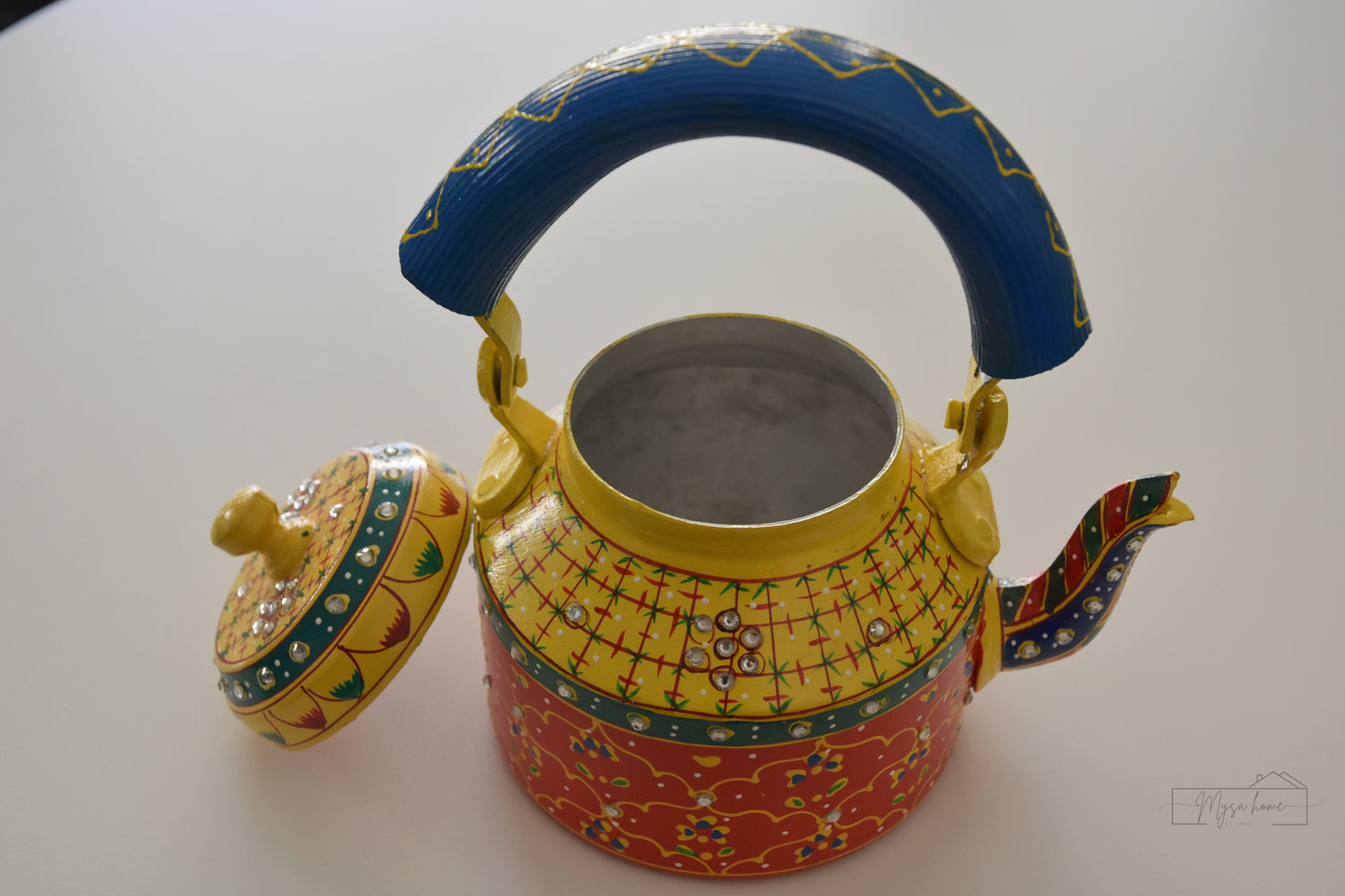 Hand Painted Teapot/ Kettle - Royal Rajasthan