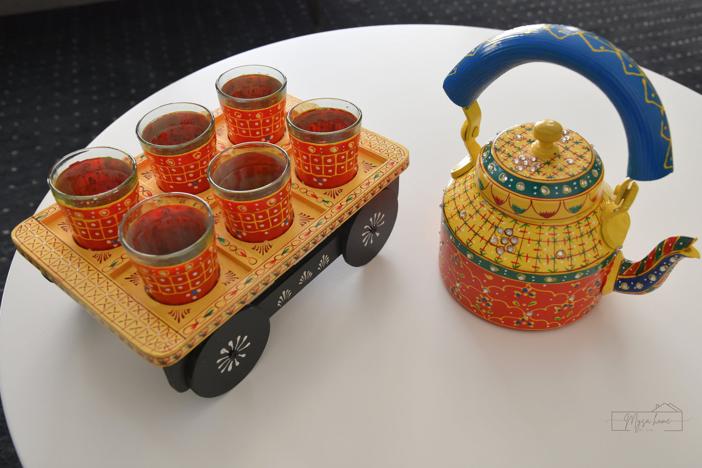 Hand Painted Teapot/ Kettle - Royal Rajasthan