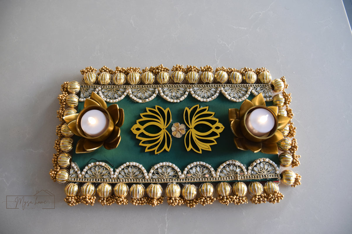 Rangoli: Reversible Rectangle 12x6"