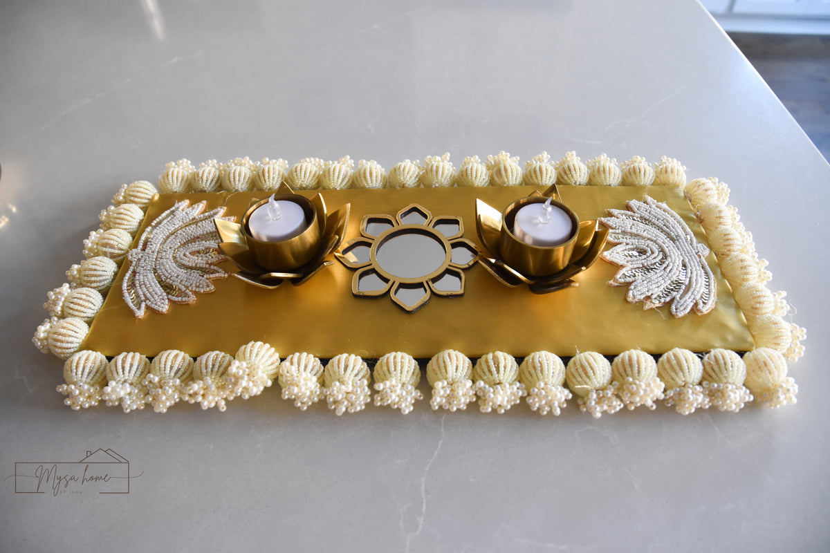 Rangoli: Reversible Rectangle 16”x6”