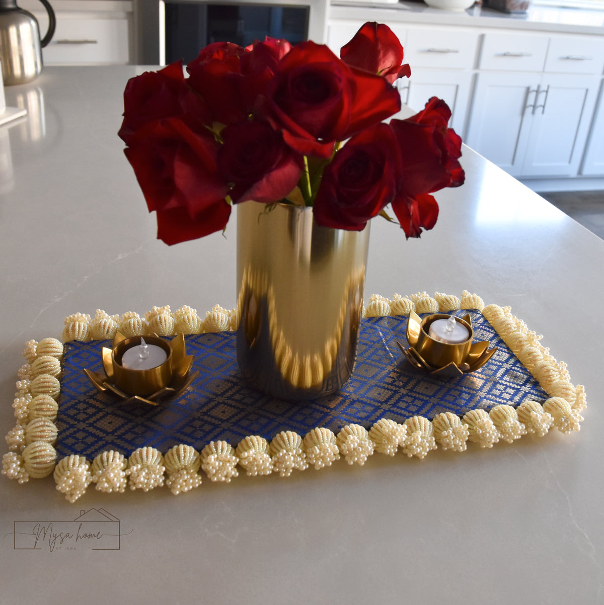 Rangoli: Reversible Rectangle 16”x6”