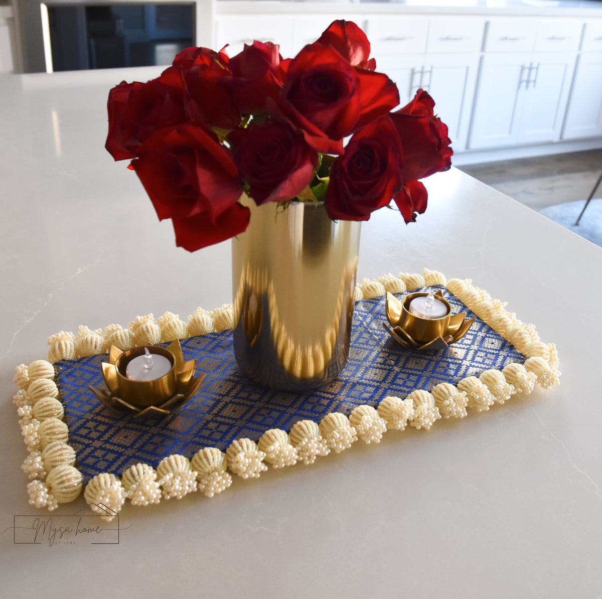 Rangoli: Reversible Rectangle 16”x6”