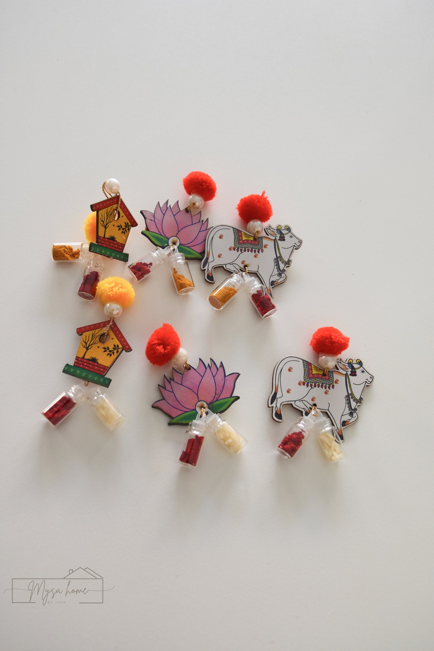 Haldi Kumkum Pack | Return Favors for Pooja, Thambulam Gift, Half saree, House warming , Wedding