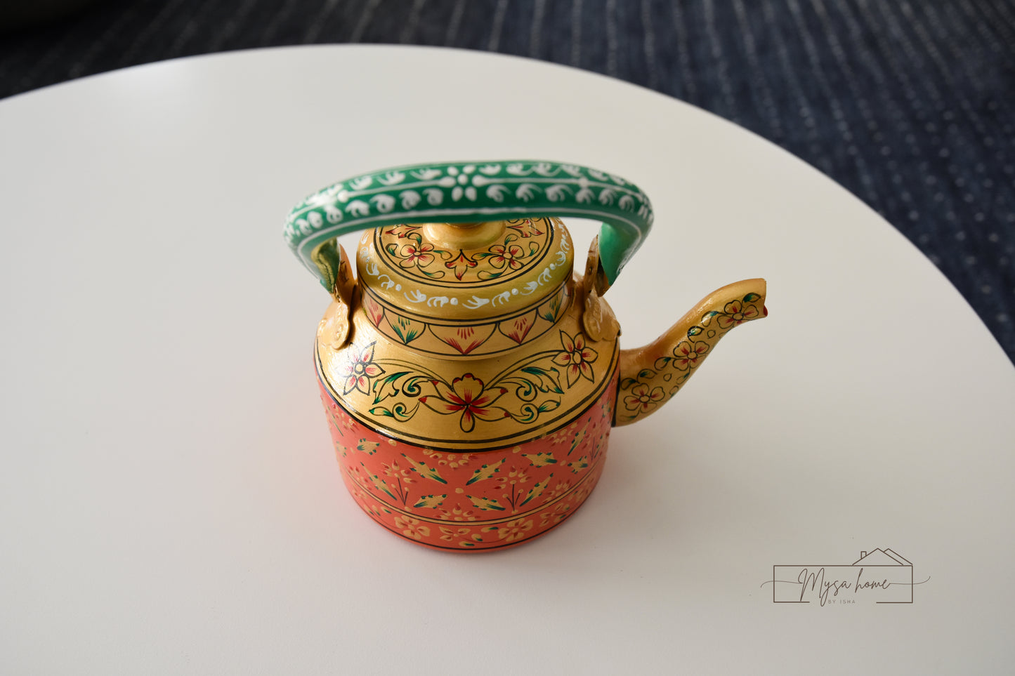 Hand Painted Teapot/ Kettle - Phool (Stainless Steel)