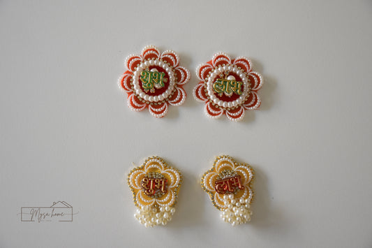 Shubh-Laabh Saun Flower for doors and mandir - 5