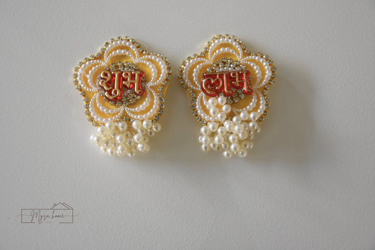 Shubh-Laabh Saun Flower for doors and mandir - 5