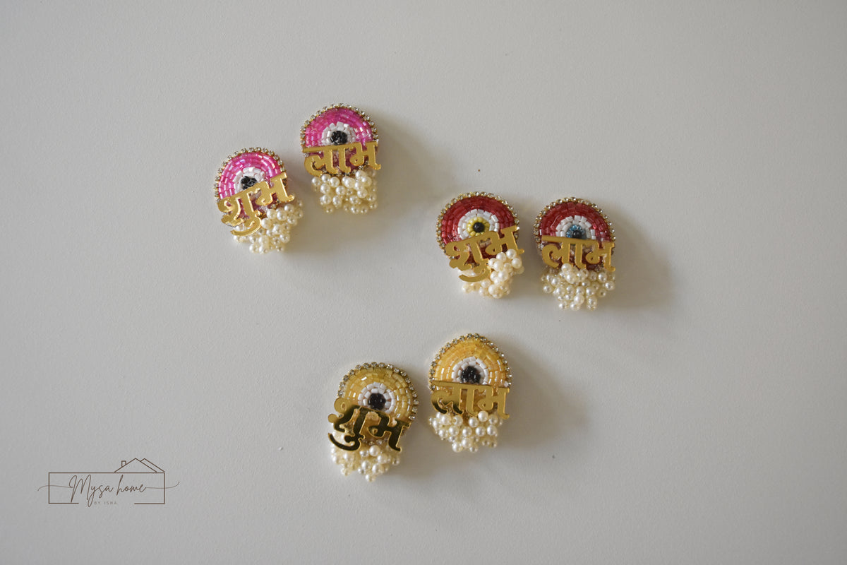 Shubh-Laabh Saun Evil Eye for doors and mandir - 4