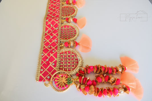 Toran/ Banderwall - Pink gota