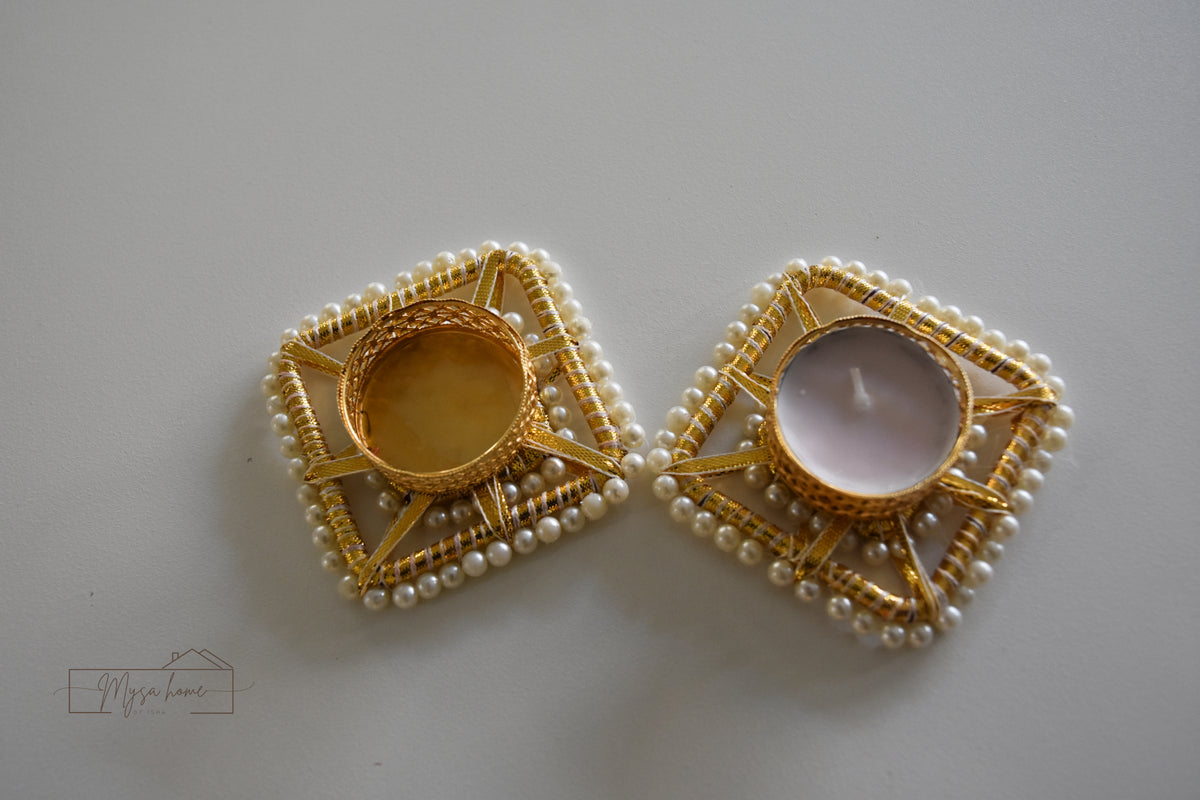 Tea Light - Thread bangle