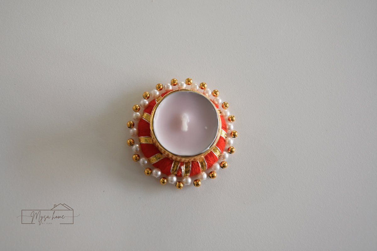 Tea Light - Thread Round Small