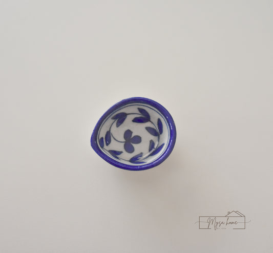 Blue Pottery Diya Design - 9